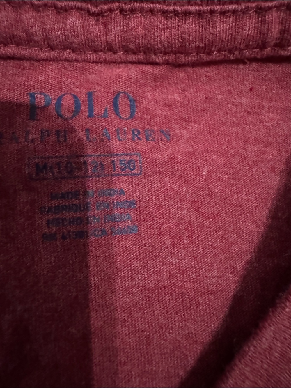 Polo Ralph Lauren Boys 2 Shirt Bundle Size 10/12 - Picture 7 of 7